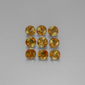 캐럿 천연 멀티컬러 안달루사이트 보석, 라운드 컷, 4.13 mm, VS