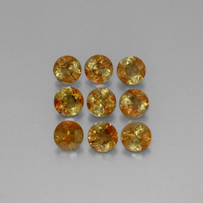 캐럿 천연 멀티컬러 안달루사이트 보석, 라운드 컷, 4.13 mm, VS