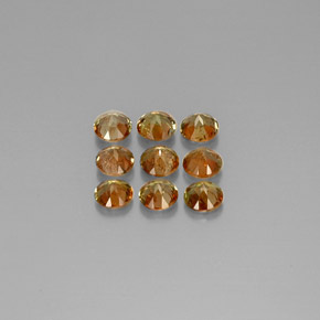 캐럿 천연 멀티컬러 안달루사이트 보석, 라운드 컷, 3.96 mm, VS