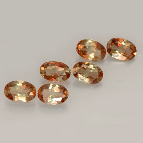 캐럿 천연 멀티컬러 안달루사이트 보석, 타원형 컷, 5.8×3.9 mm, VVS-VS
