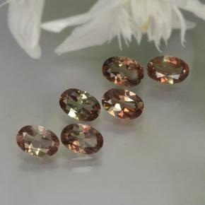 2.47캐럿 천연 멀티컬러 안달루사이트 보석, 타원형 컷, 6×4 mm, VVS-VS