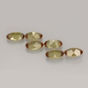 캐럿 천연 멀티컬러 안달루사이트 보석, 타원형 컷, 6.2×4.1 mm, VVS-VS