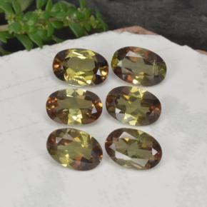 2.66캐럿 천연 멀티컬러 안달루사이트 보석, 타원형 컷, 5.9×4 mm, VVS-VS