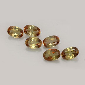 캐럿 천연 멀티컬러 안달루사이트 보석, 타원형 컷, 6.1×4.1 mm, VVS-VS