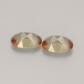 캐럿 천연 멀티컬러 안달루사이트 보석, 타원형 컷, 4.1×5.2 mm, VS