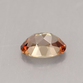 0.82캐럿 천연 멀티컬러 안달루사이트, 타원형 컷, 7.2×5.2 mm, VVS-VS