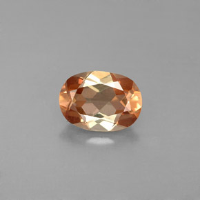 1.28캐럿 천연 멀티컬러 안달루사이트, 타원형 컷, 8.2×5.9 mm, VVS-VS