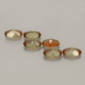 캐럿 천연 멀티컬러 안달루사이트 보석, 타원형 컷, 5.9×3.9 mm, VVS-VS