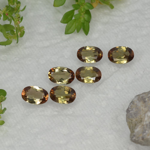 2.54캐럿 천연 멀티컬러 안달루사이트 보석, 타원형 컷, 6×4 mm, VVS-VS
