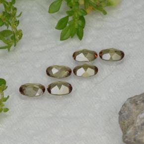 2.54캐럿 천연 멀티컬러 안달루사이트 보석, 타원형 컷, 6×4 mm, VVS-VS