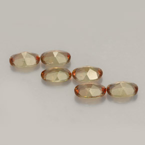 캐럿 천연 멀티컬러 안달루사이트 보석, 타원형 컷, 6×4 mm, VVS-VS