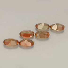 캐럿 천연 멀티컬러 안달루사이트 보석, 타원형 컷, 5.9×4 mm, VVS-VS