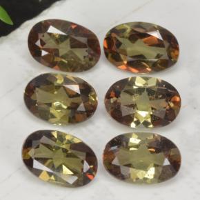2.66캐럿 천연 멀티컬러 안달루사이트 보석, 타원형 컷, 6.1×4.1 mm, VVS-VS