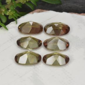 2.66캐럿 천연 멀티컬러 안달루사이트 보석, 타원형 컷, 6.1×4.1 mm, VVS-VS