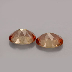 캐럿 천연 멀티컬러 안달루사이트 보석, 타원형 컷, 8×6 mm, VS