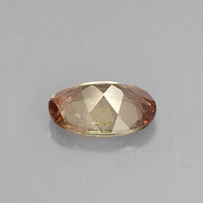 1.05캐럿 천연 멀티컬러 안달루사이트, 타원형 컷, 8.1×6.1 mm, VS-SI