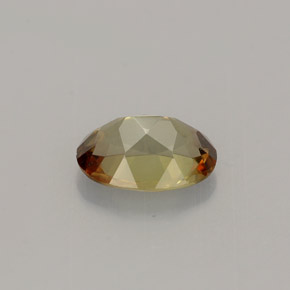 0.77캐럿 천연 멀티컬러 안달루사이트, 타원형 컷, 7×5.1 mm, VVS-VS