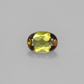 0.82캐럿 천연 멀티컬러 안달루사이트, 타원형 컷, 7×5 mm, VVS-VS