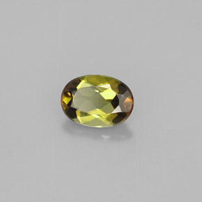 0.82캐럿 천연 멀티컬러 안달루사이트, 타원형 컷, 7×5 mm, VVS-VS