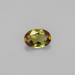 0.76캐럿 천연 멀티컬러 안달루사이트, 타원형 컷, 7×5.1 mm, VVS-VS