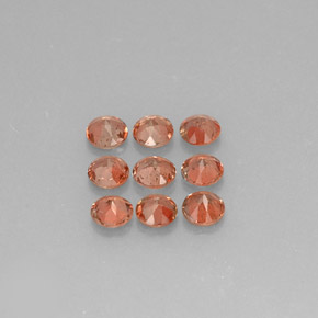 2.25캐럿 천연 멀티컬러 안달루사이트 보석, 라운드 컷, 4.05 mm, VS