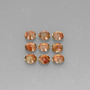 캐럿 천연 멀티컬러 안달루사이트 보석, 라운드 컷, 4.03 mm, VS