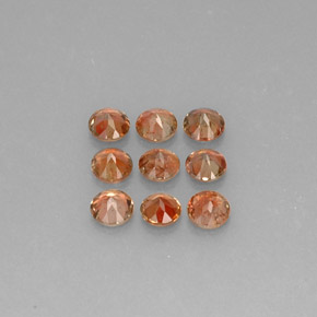 2.28캐럿 천연 멀티컬러 안달루사이트 보석, 라운드 컷, 3.99 mm, VS