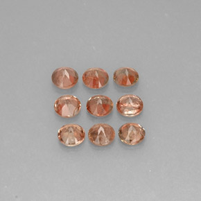 캐럿 천연 멀티컬러 안달루사이트 보석, 라운드 컷, 4.03 mm, VS