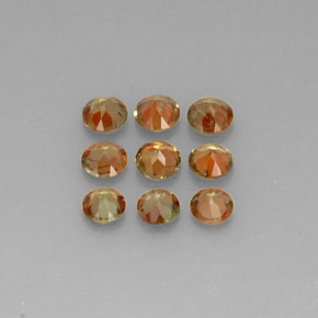 캐럿 천연 골든 브라운 안달루사이트 보석, 라운드 컷, 3.99 mm, VS