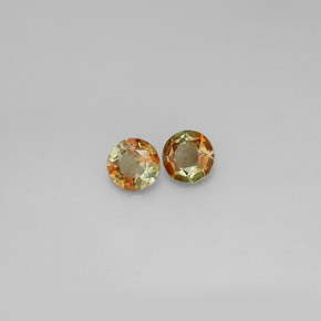 캐럿 천연 멀티컬러 안달루사이트 보석, 라운드 컷, 4.00 mm, VS