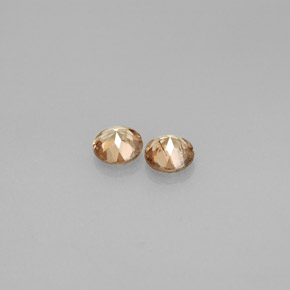 캐럿 천연 멀티컬러 안달루사이트 보석, 라운드 컷, 4.14 mm, VS