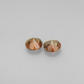캐럿 천연 멀티컬러 안달루사이트 보석, 라운드 컷, 3.96 mm, VS