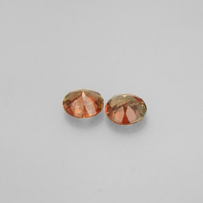 캐럿 천연 멀티컬러 안달루사이트 보석, 라운드 컷, 4.03 mm, VS