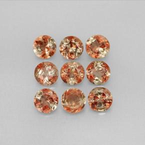 2.30캐럿 천연 멀티컬러 안달루사이트 보석, 라운드 컷, 4.12 mm, VS