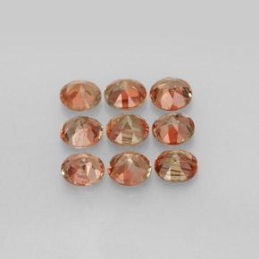 2.30캐럿 천연 멀티컬러 안달루사이트 보석, 라운드 컷, 4.12 mm, VS
