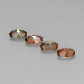 1.69캐럿 천연 멀티컬러 안달루사이트 보석, 타원형 컷, 6×4 mm, VS
