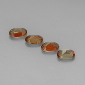 1.80캐럿 천연 멀티컬러 안달루사이트 보석, 타원형 컷, 6×4 mm, VVS-VS