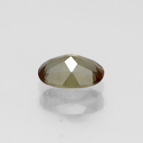 0.46캐럿 천연 멀티컬러 안달루사이트, 타원형 컷, 6×4 mm, VS