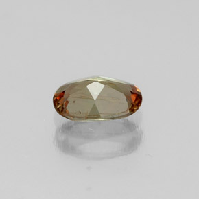 0.40캐럿 천연 다색 홍주석, 타원형 컷, VS-SI