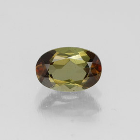 0.50캐럿 천연 멀티컬러 안달루사이트, 타원형 컷, 6.2×4.2 mm, VVS-VS