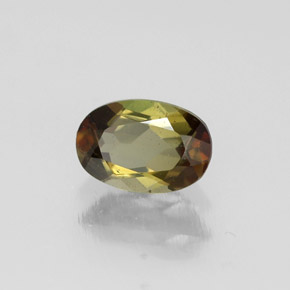 0.50캐럿 천연 멀티컬러 안달루사이트, 타원형 컷, 6.2×4.2 mm, VVS-VS