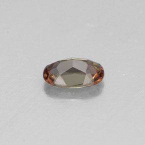 0.43캐럿 천연 멀티컬러 안달루사이트, 타원형 컷, 6.1×4.1 mm, VVS-VS