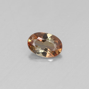 0.36캐럿 천연 멀티컬러 안달루사이트, 타원형 컷, 5.8×4 mm, VVS-VS