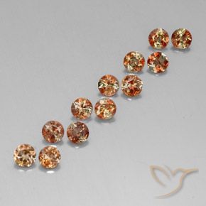 3.21캐럿 천연 멀티컬러 안달루사이트 보석, 라운드 컷, 4.02 mm, VS-SI