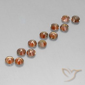 3.21캐럿 천연 멀티컬러 안달루사이트 보석, 라운드 컷, 4.02 mm, VS-SI