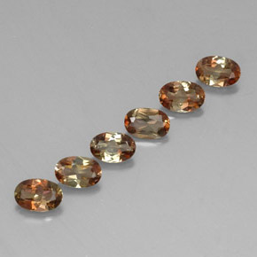 2.65캐럿 천연 멀티컬러 안달루사이트 보석, 타원형 컷, 6×4 mm, VS-SI