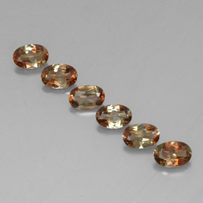 2.65캐럿 천연 멀티컬러 안달루사이트 보석, 타원형 컷, 6×4 mm, VS-SI