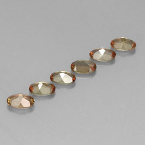 2.65캐럿 천연 멀티컬러 안달루사이트 보석, 타원형 컷, 6×4 mm, VS-SI