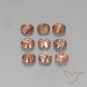1.88캐럿 천연 멀티컬러 안달루사이트 보석, 라운드 컷, 3.84 mm, VS