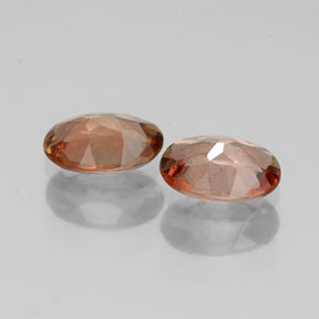 캐럿 천연 멀티컬러 안달루사이트 보석, 타원형 컷, 5.8×4.1 mm, VS